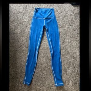 blue lululemon leggings